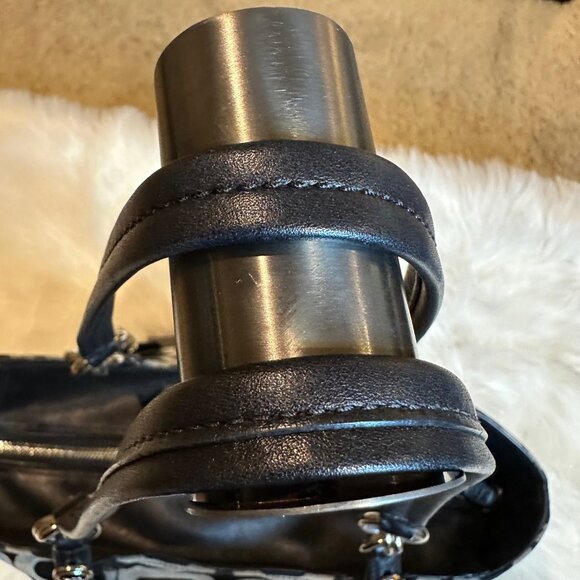 Coach Bag Black and Cream Shoulder Bag NWOT - Picture 6 of 12